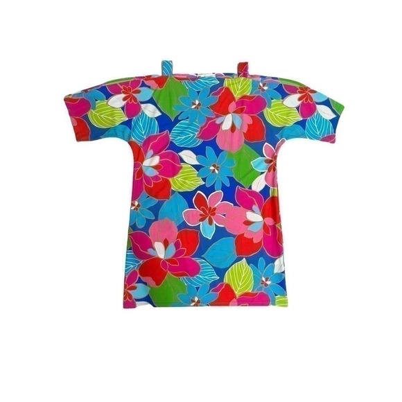 Jude Connally Women's Size S Lyla Bell Sleeve Mini dress Floral Americana print - Picture 6 of 8